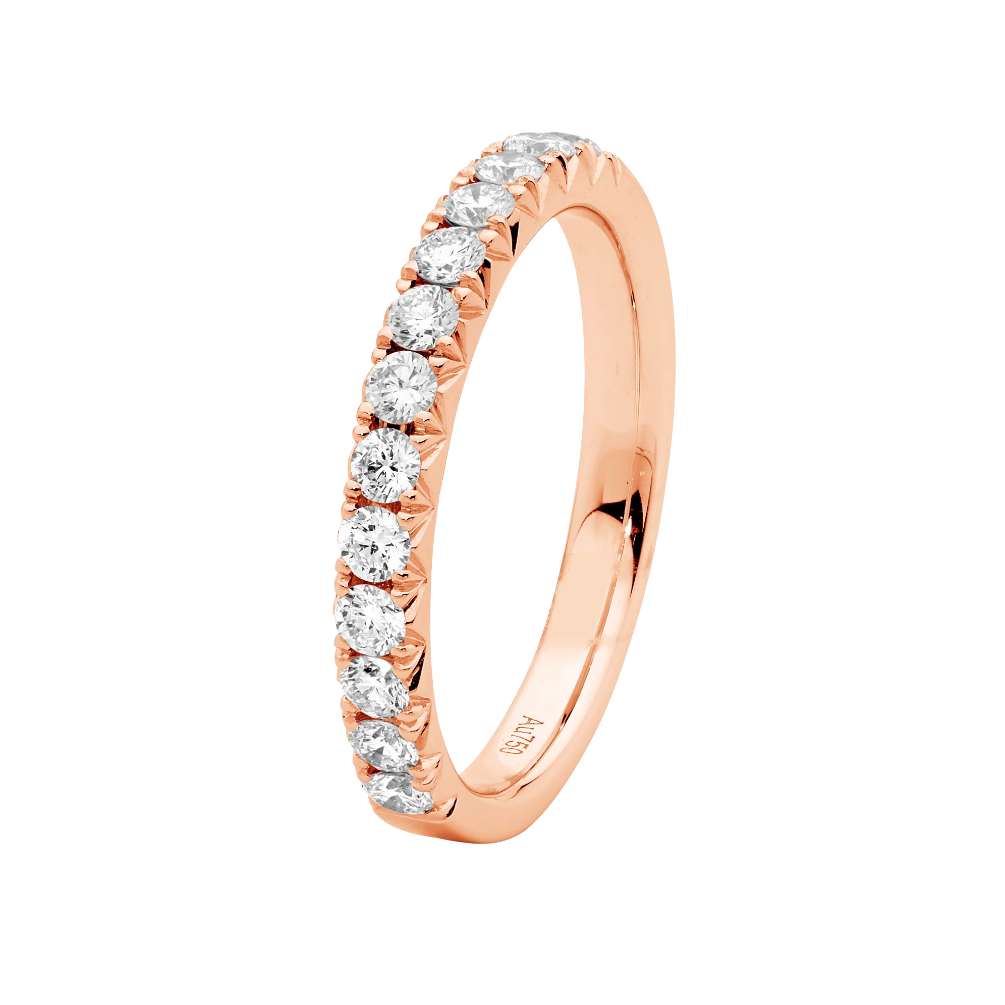 13 Claw Set Diamond Band - Image 3