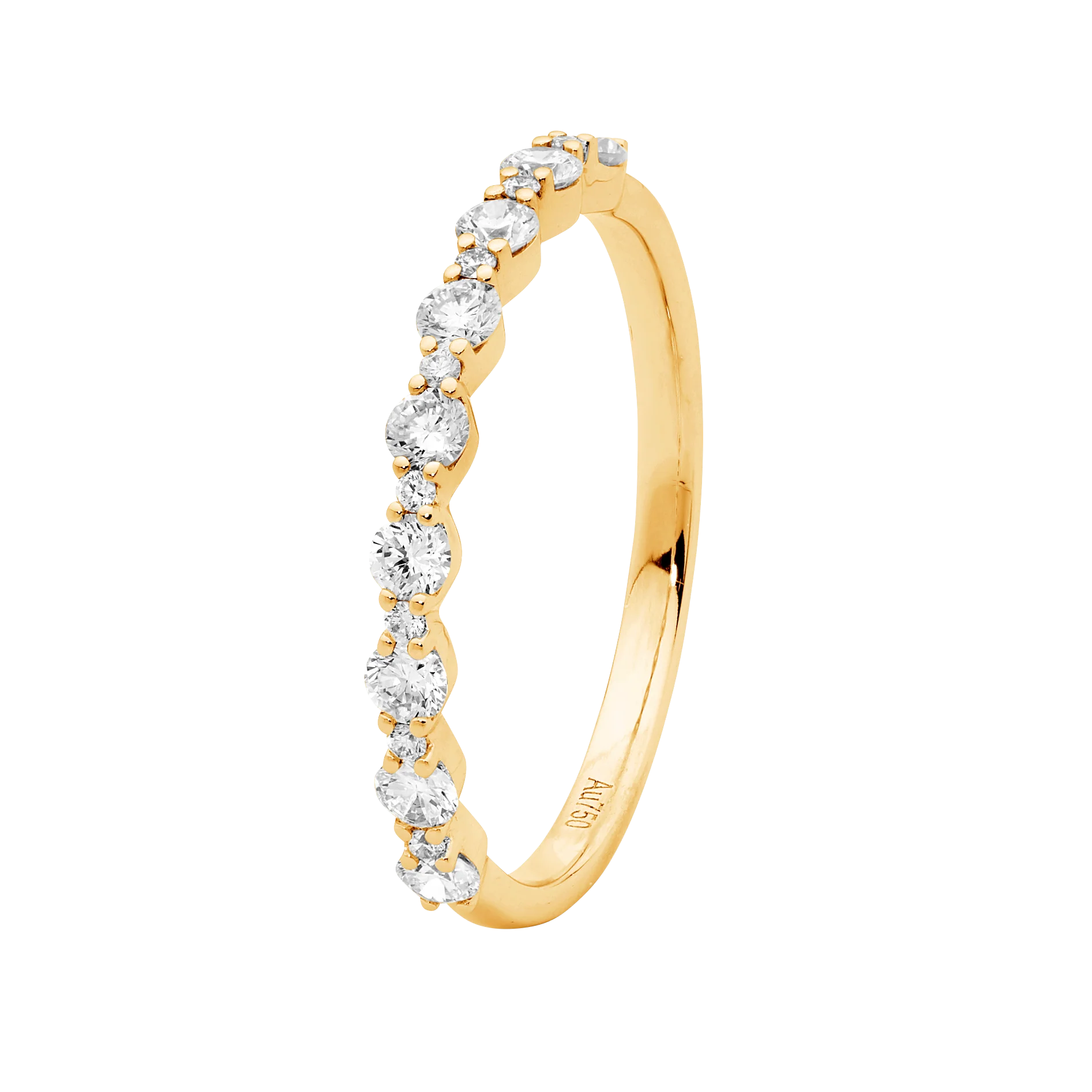 Alternate Brilliant Fine Diamond Band - Image 2