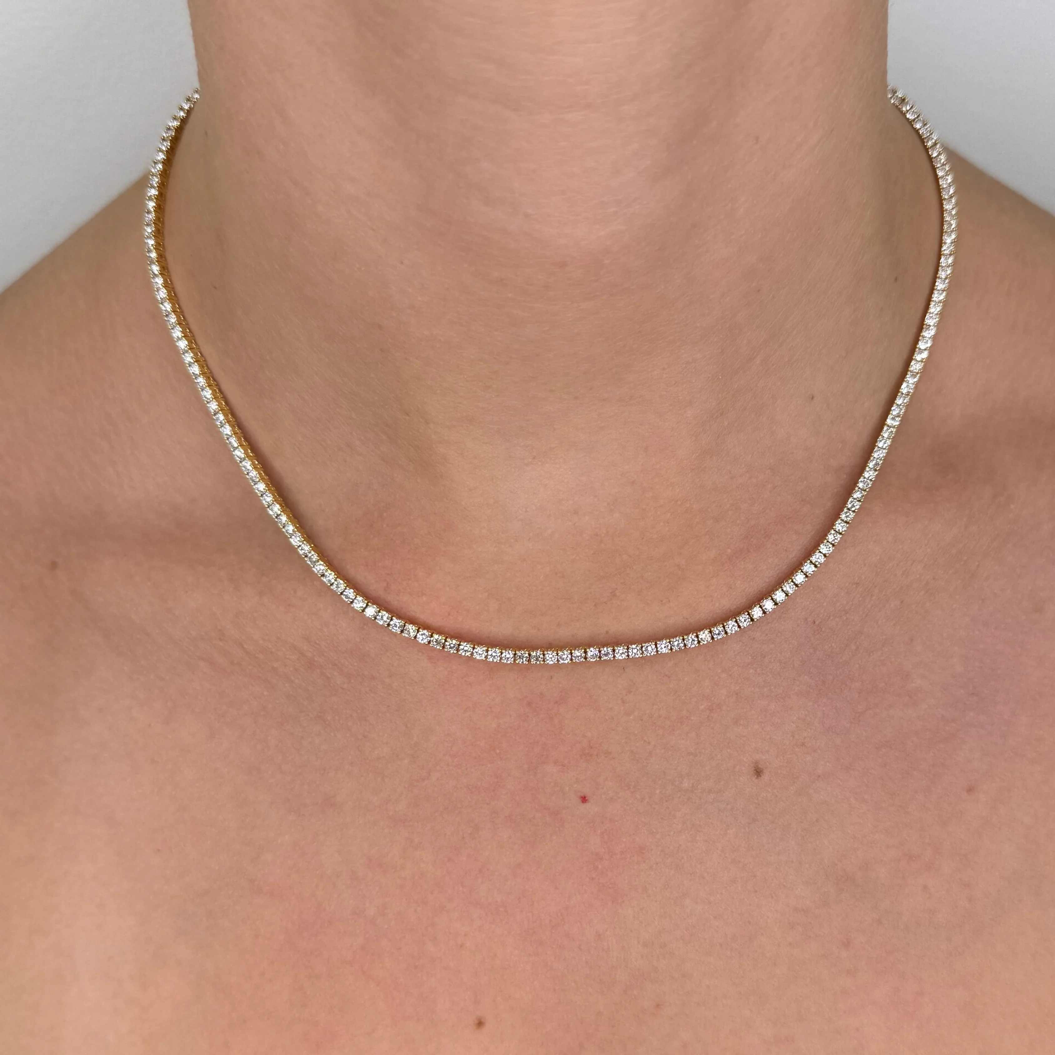 Artemis Diamond Tennis Necklace - Image 2