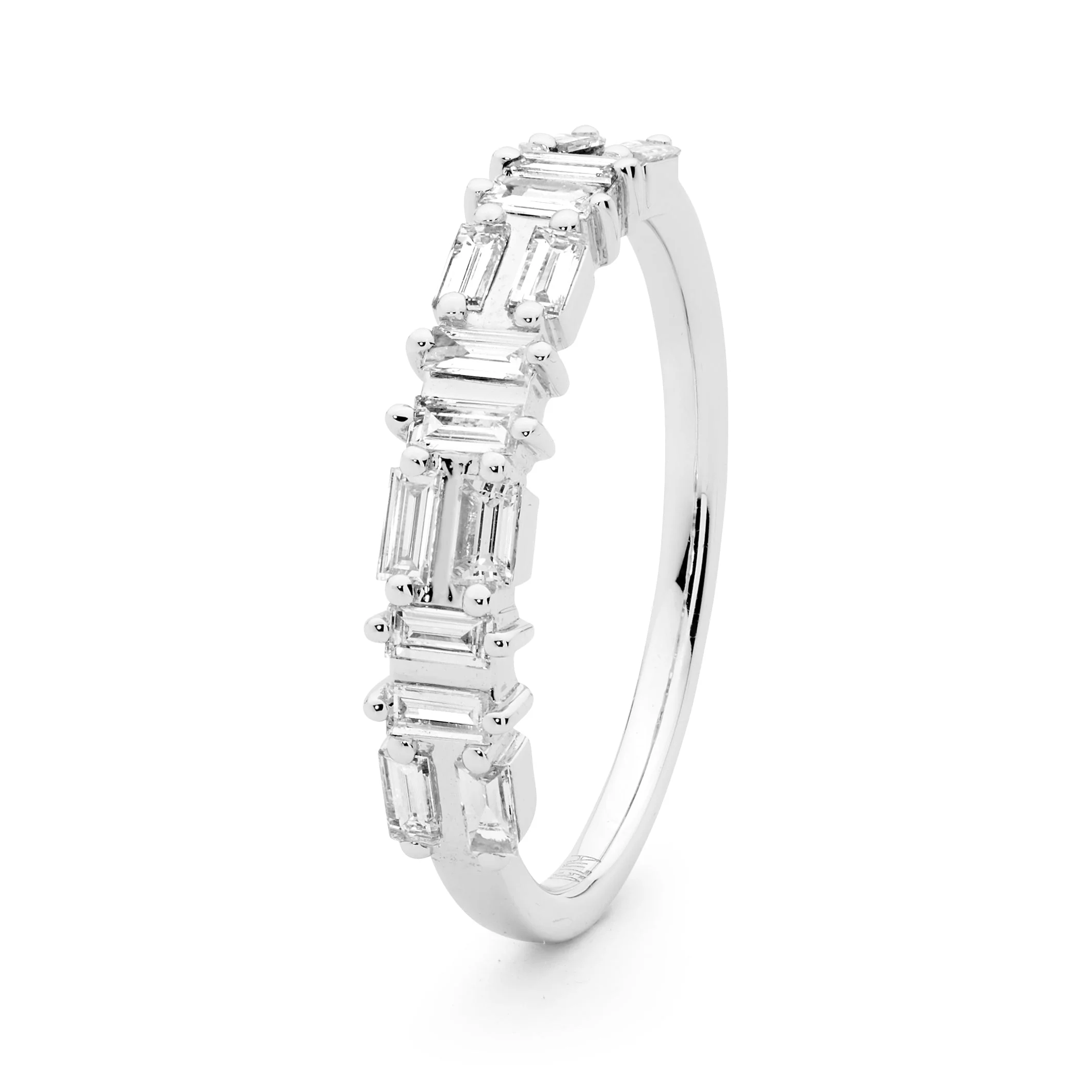 Baguette Puzzle Diamond Ring - Image 2