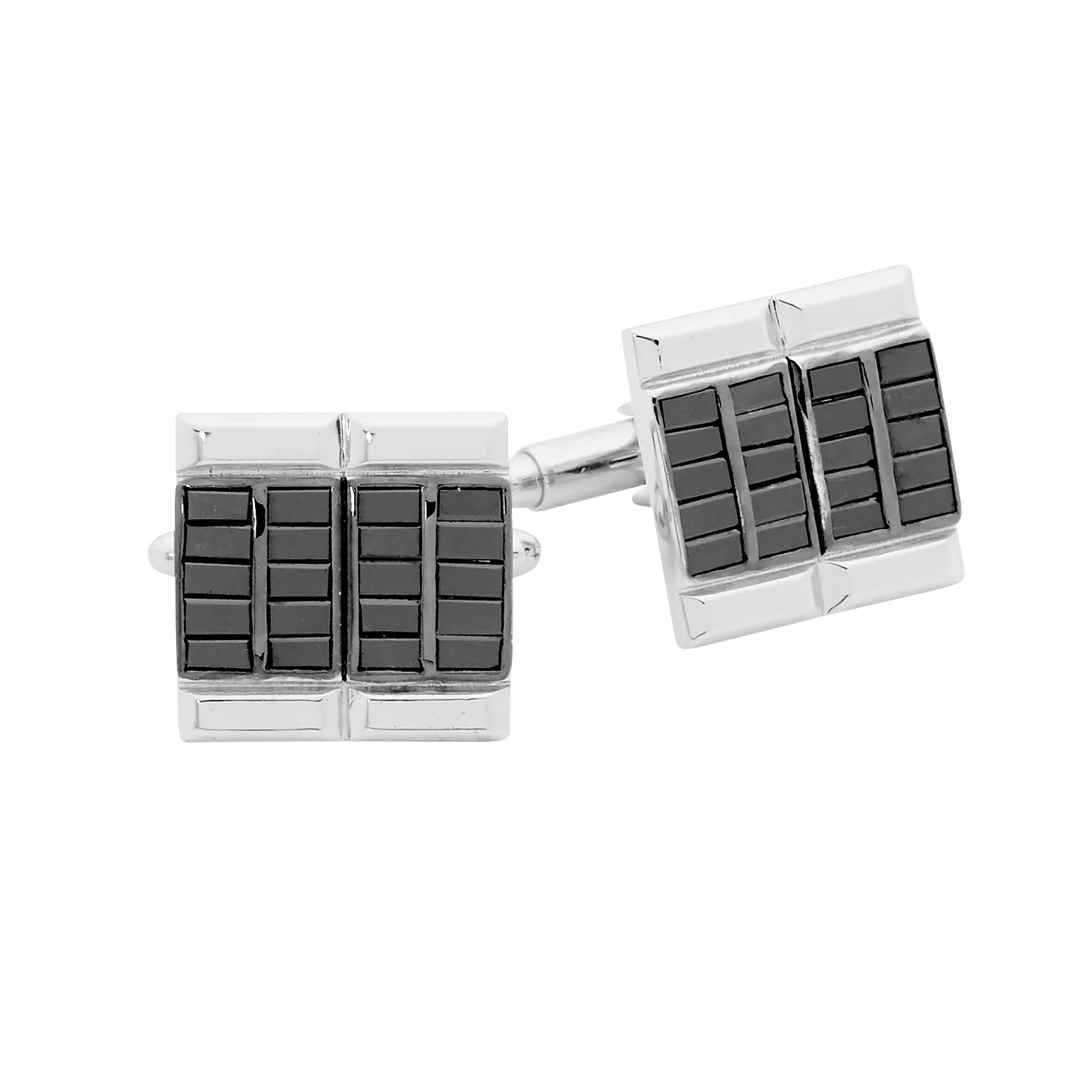 Black Baguette Cufflinks