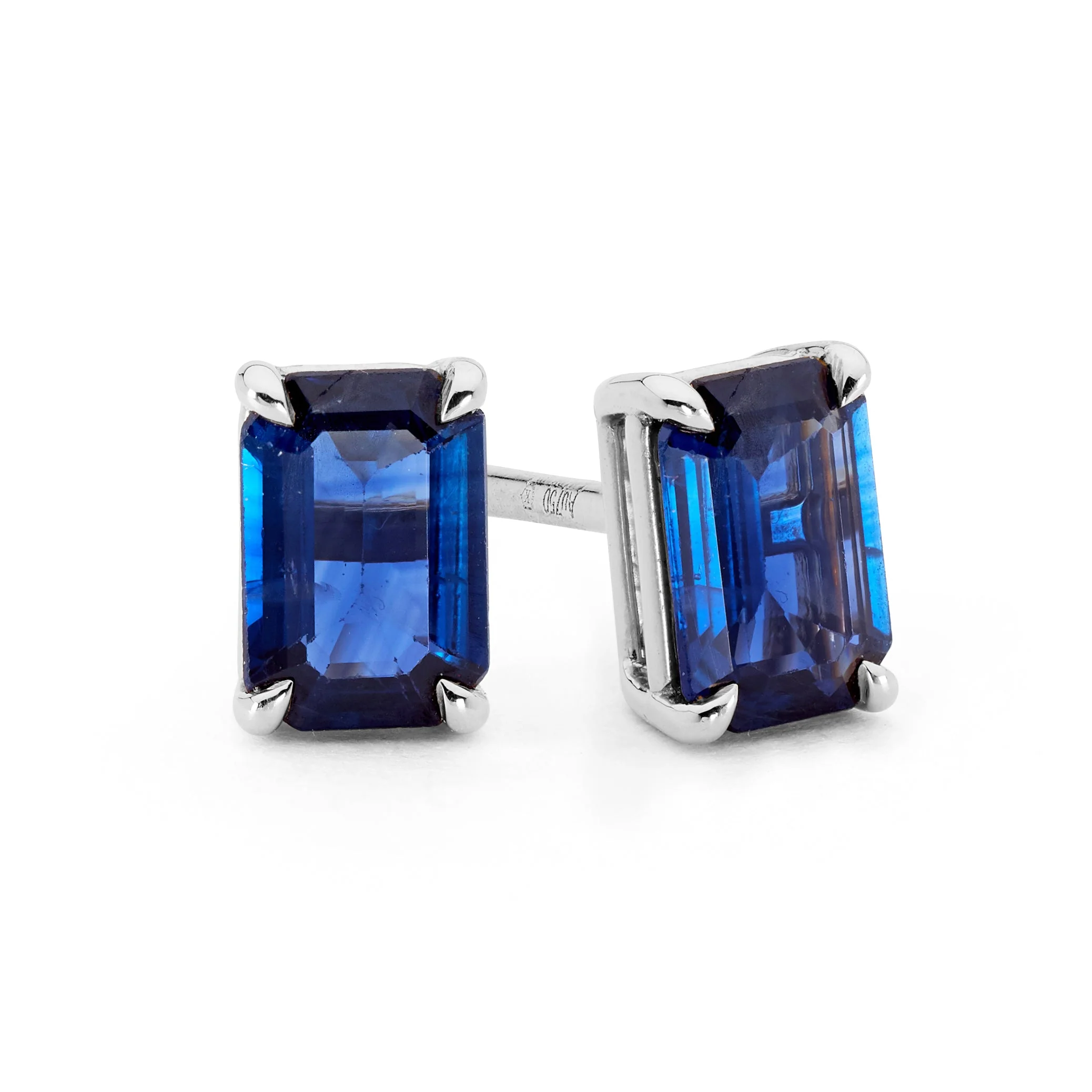 Blue Sapphire Studs - Image 2