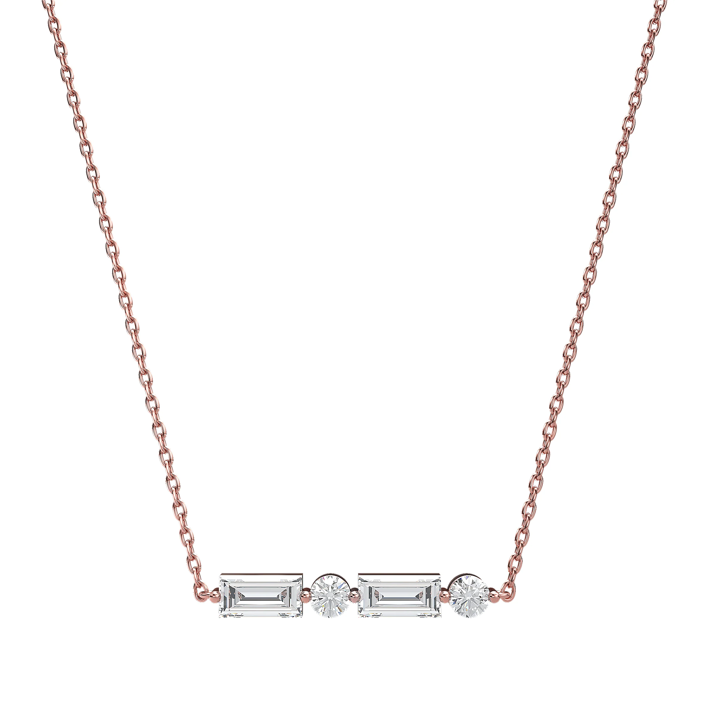 Morse Code Initial Necklace - Image 36