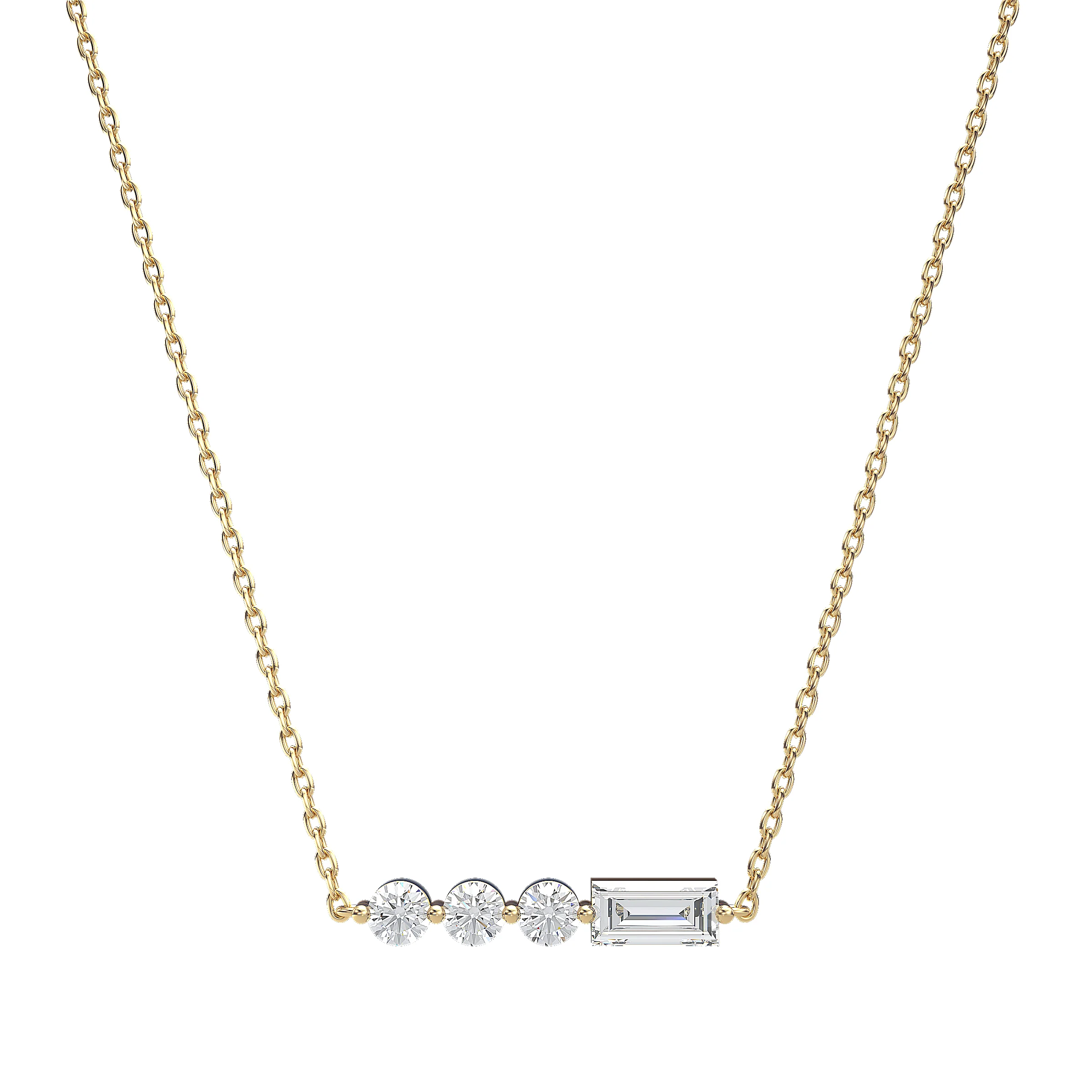 Morse Code Initial Necklace - Image 90
