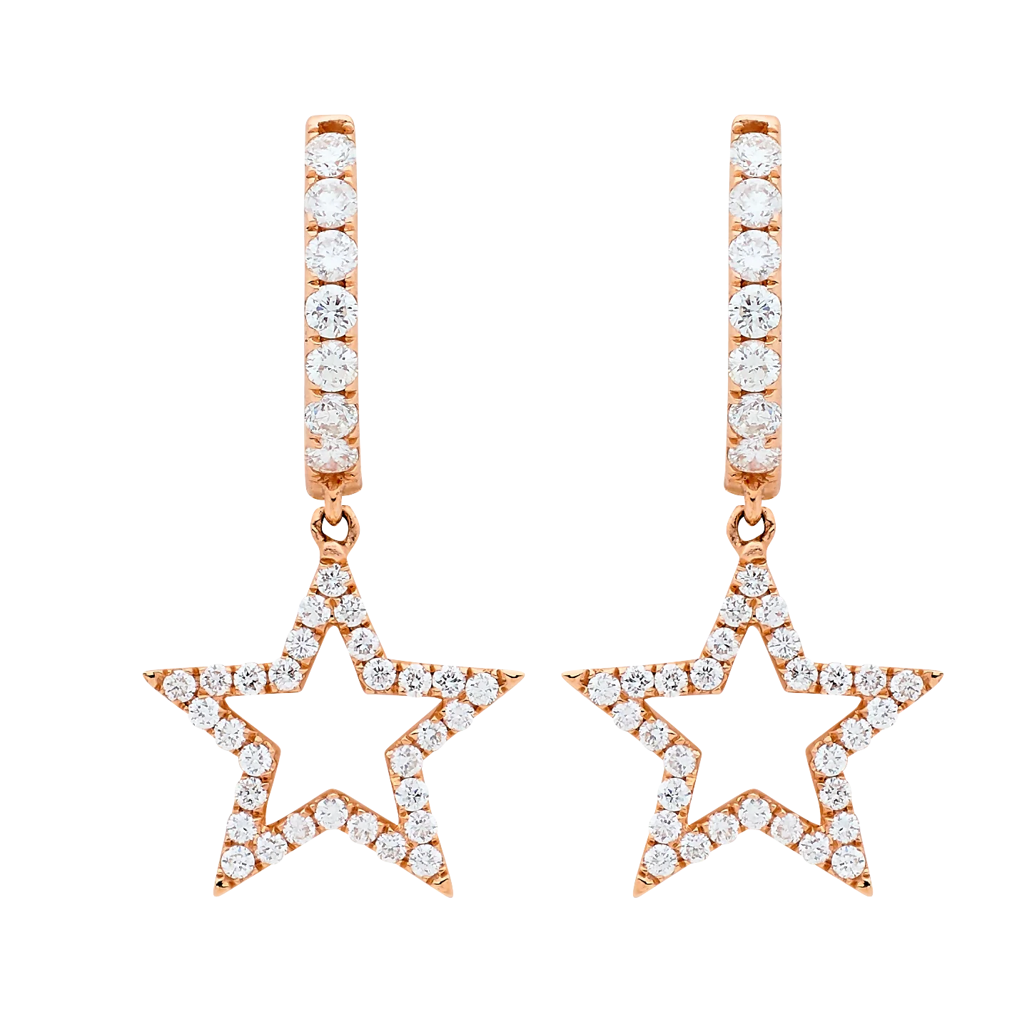 OPEN STAR HOOPS