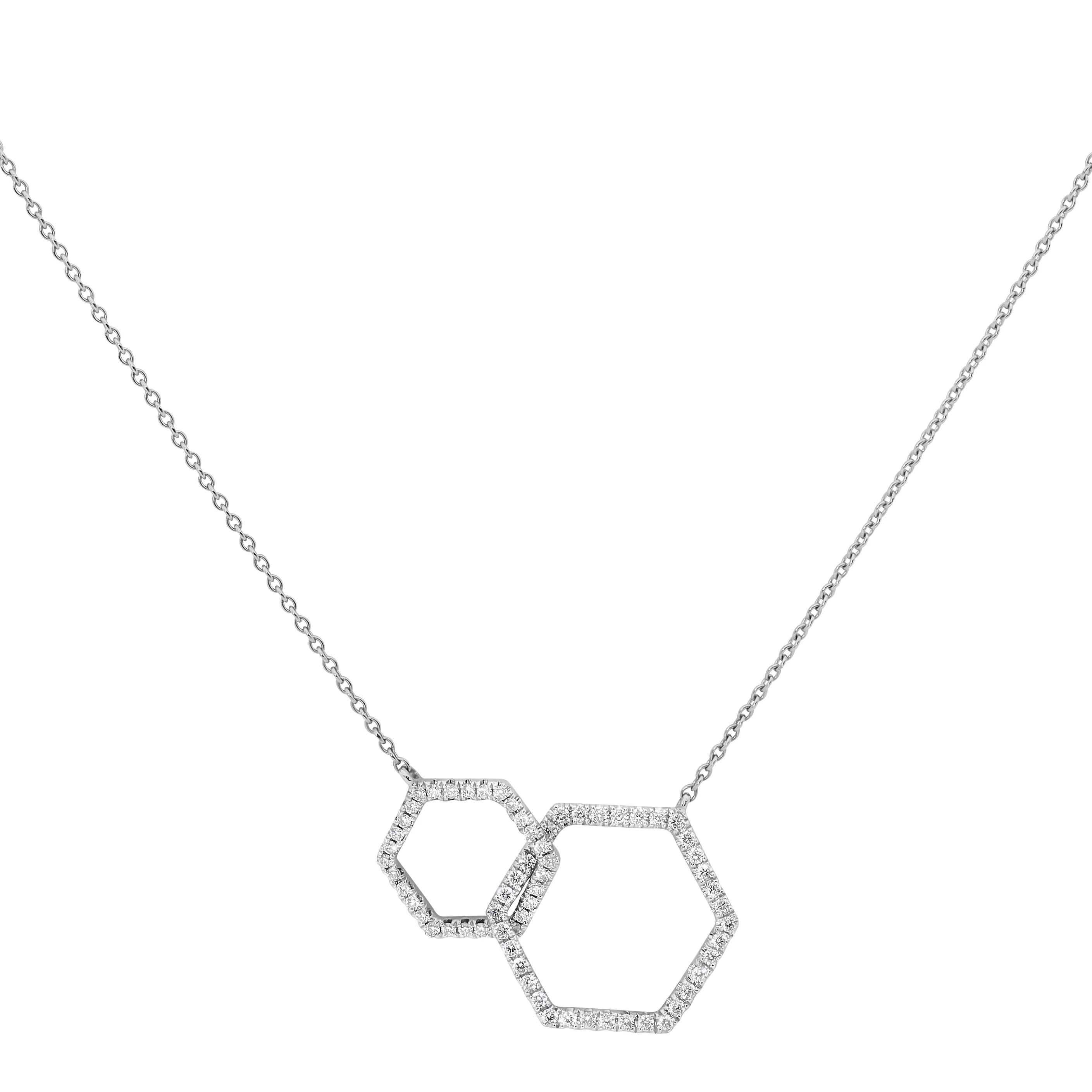 Reversible Hexagon Necklace