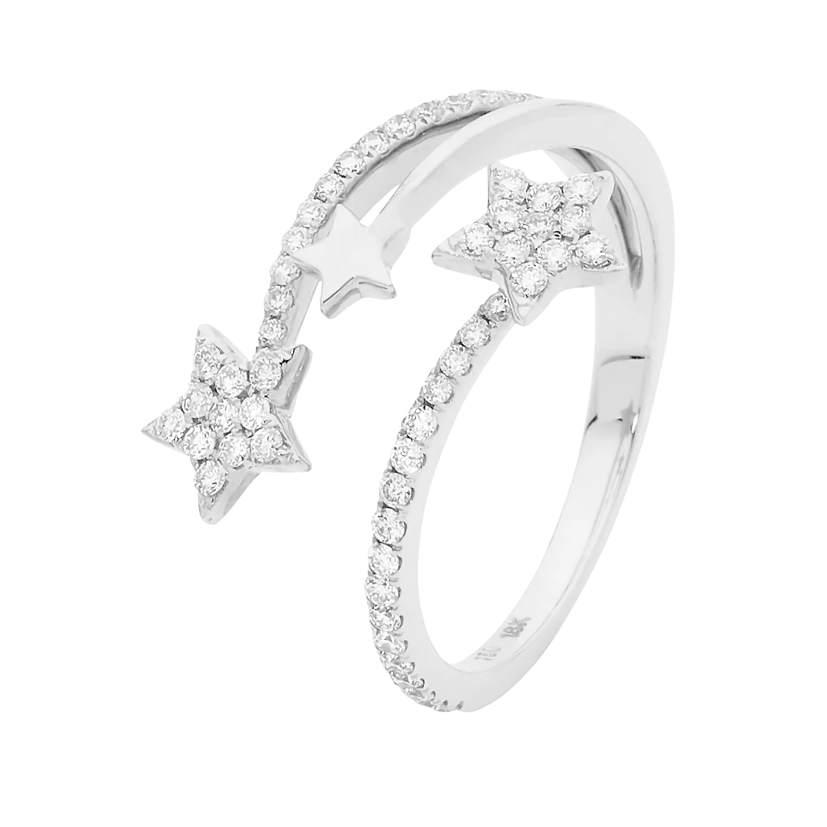 TRIPLE STAR COMET RING - Image 2